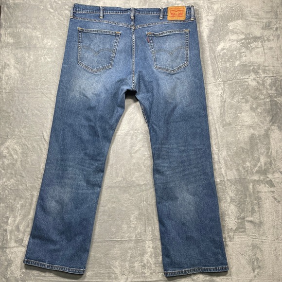 Levi Strauss & Co Mens Jeans 559 W42 L32 Blue Denim Straight Leg Casual - Picture 12 of 12